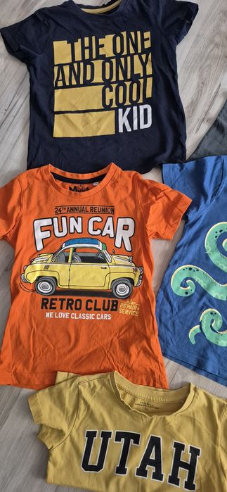 Zestaw bluzek z krótkim rękawem dla chłopca