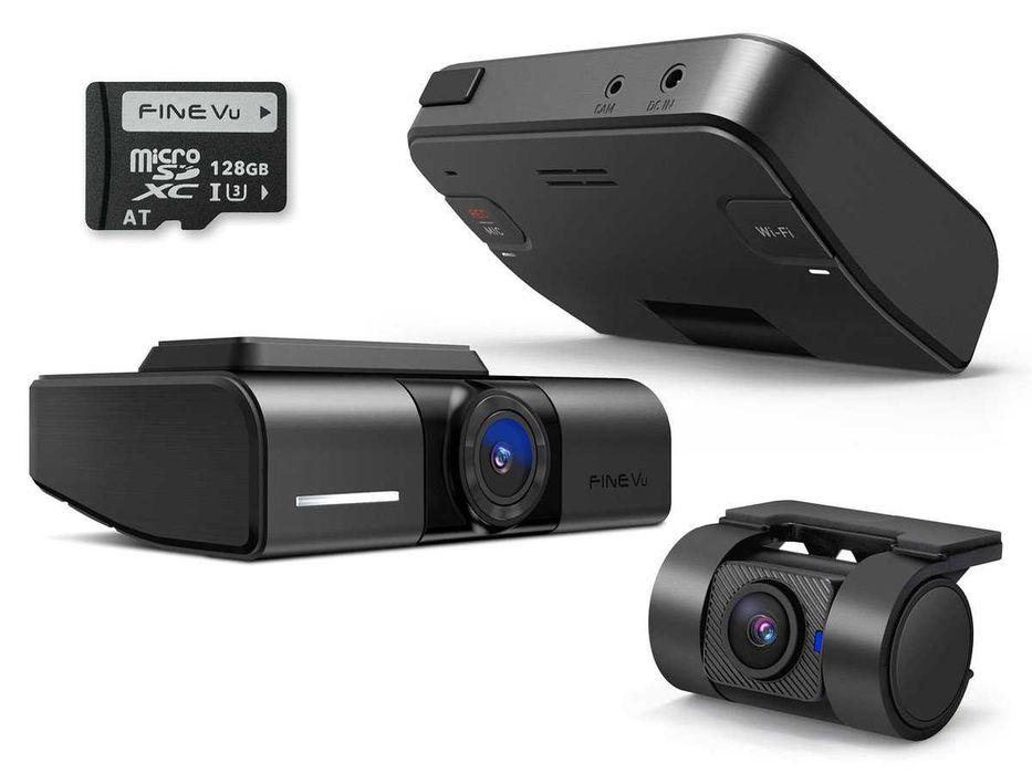 FineVu GX1000 /128GB - rejestrator 2xQHD WiFi GPS AI