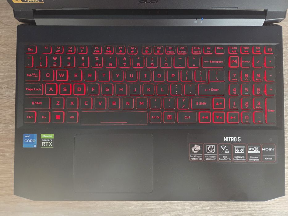 ACER Nitro 5! i5/RTX 3050/16GBram/SSD