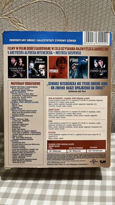 Arcydzieła Hitchcocka Blu ray Unikat stan idealny