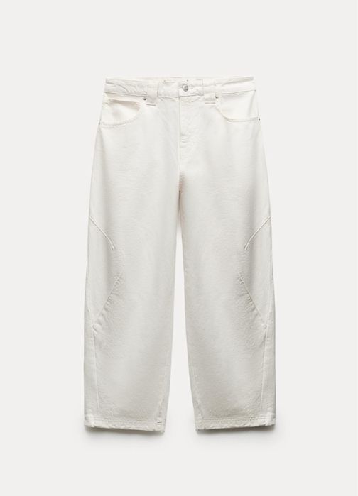 Білі джинси ZARA 40р 9632/081/712 relaxed fit
