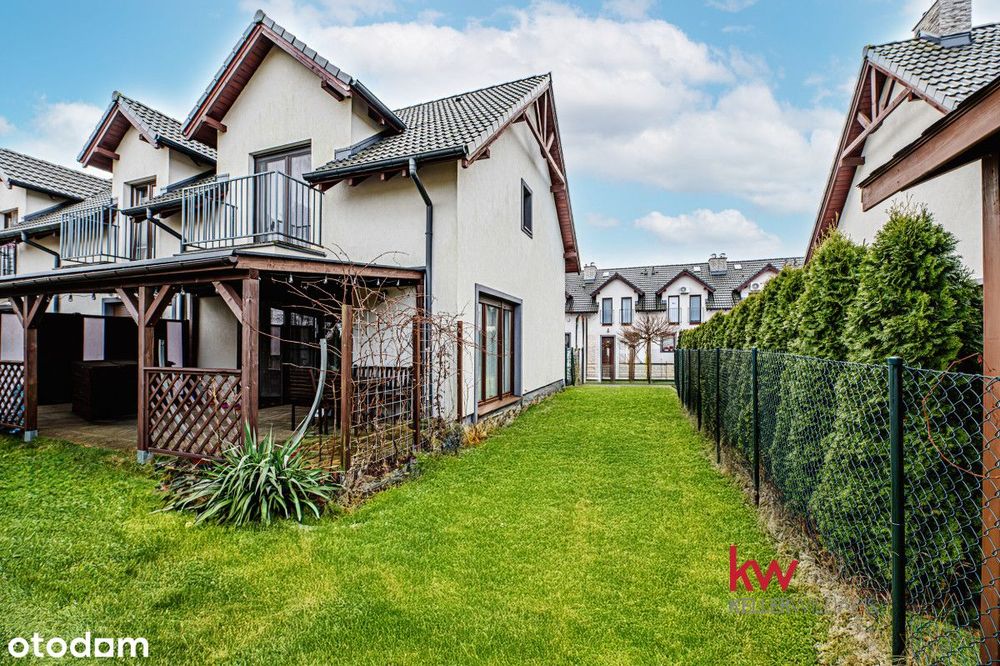 Ciepły, rodzinny, przytulny,  skrajny dom, szereg