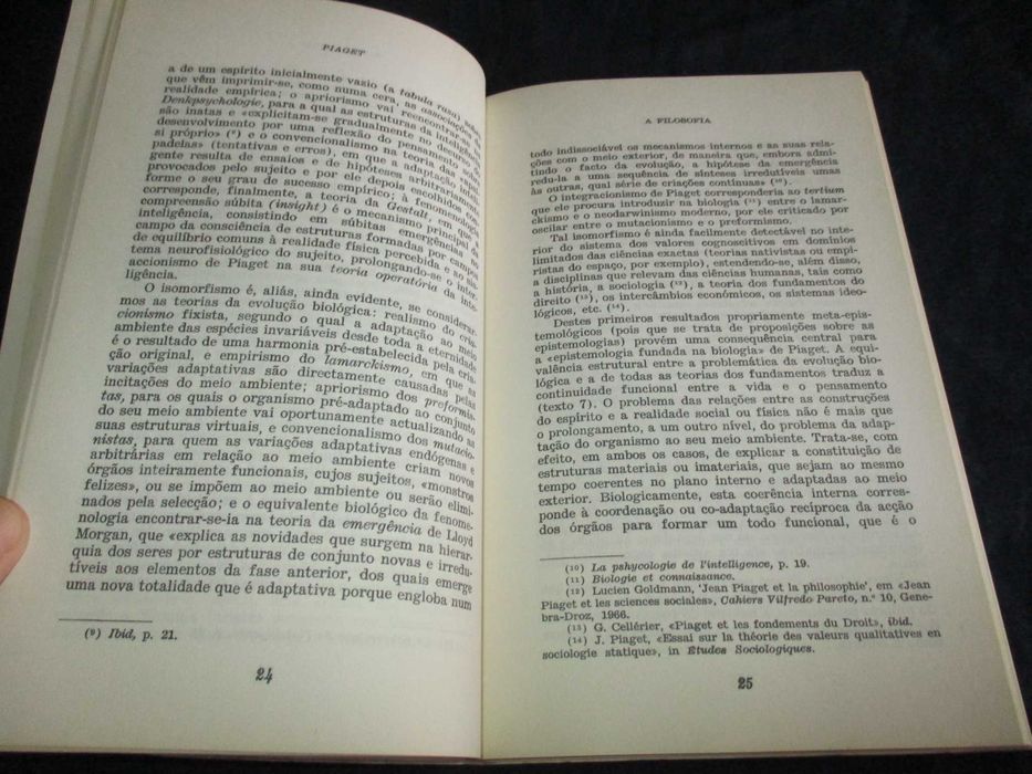 Livro Piaget Guy Cellerier Biblioteca Básica de Filosofia