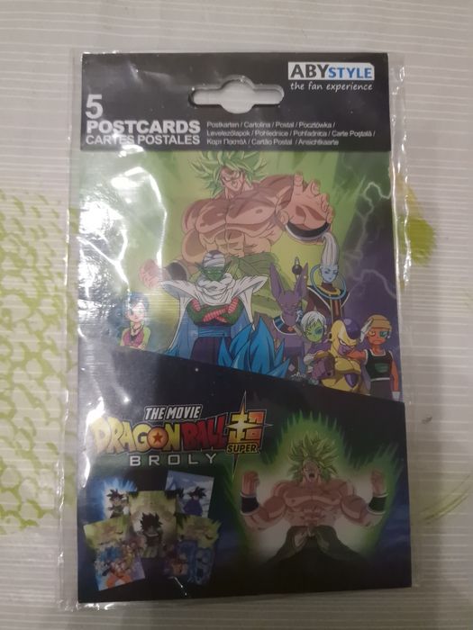 Postais Dragon Ball Super Broly O Filme