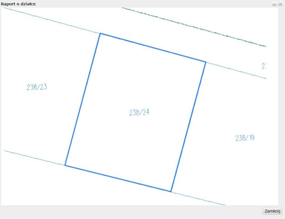 Działka  budowlana  z WZ