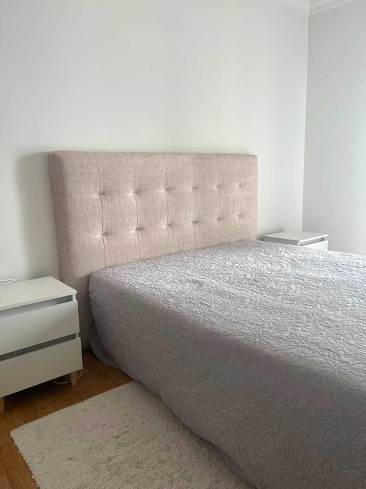 Cabeceira de Cama Estufada + Mesinhas
