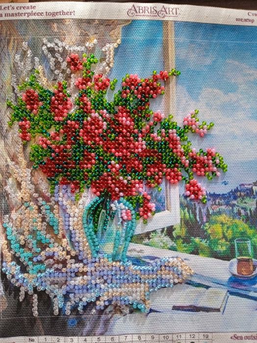 Картина вишита бісером