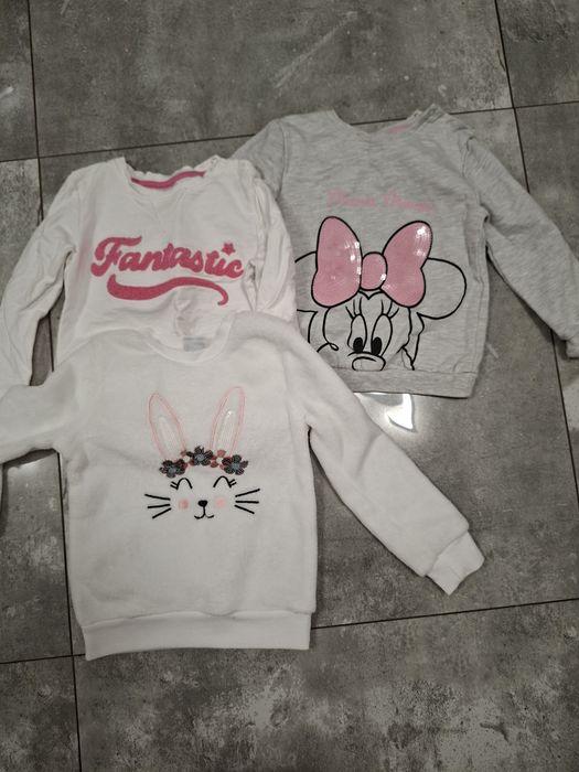 Zestaw 3 bluzy rozm 92