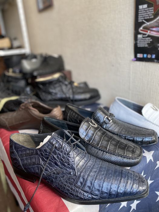 Туфли из кожи нат. Крокодила.