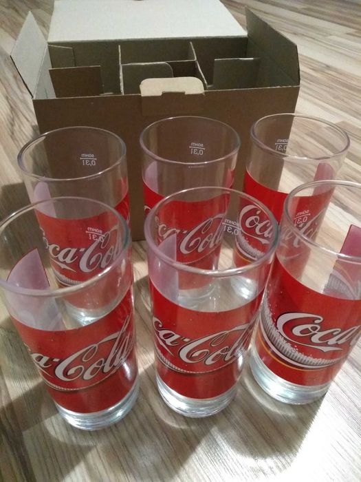 6 x szklanka Coca Cola 0,3 l