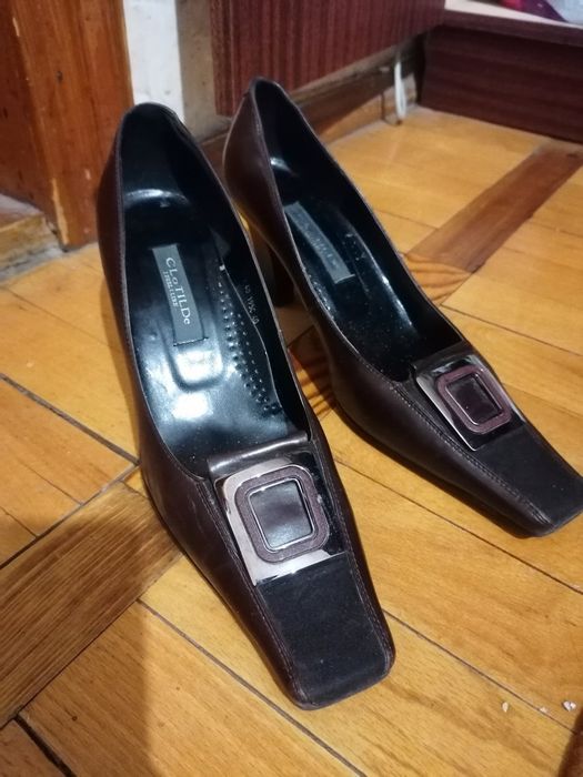 Туфли кожа замш