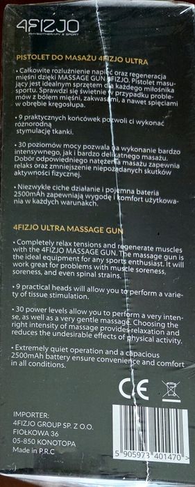 Masażer 4Fizjo Massage Gun ULTRA