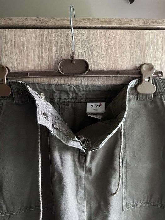 Spódnica cargo maxi khaki