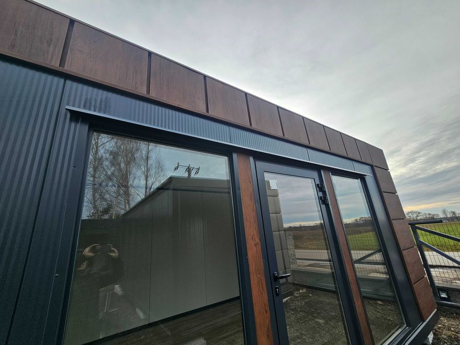 Pawilony 6m x 3m Handlowo Usługowe Kontenery Biuro Kiosk Komis