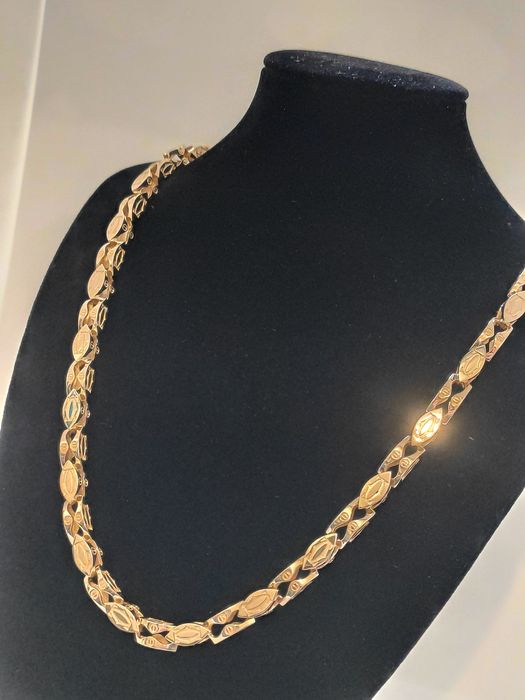 Złoty łańcuszek splot CARTIER 585 NOWY