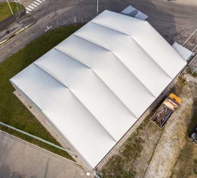 Hala namiotowa magazynowa 20 x 25 x 5,2m / 8,48m2 - lokalizacja 66-436 Słońsk