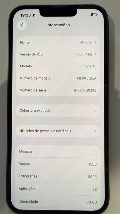 Iphone 13 Azul 128Gb
