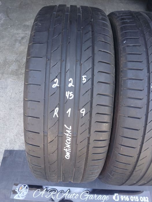 2 pneus 225 45 r19 Continental