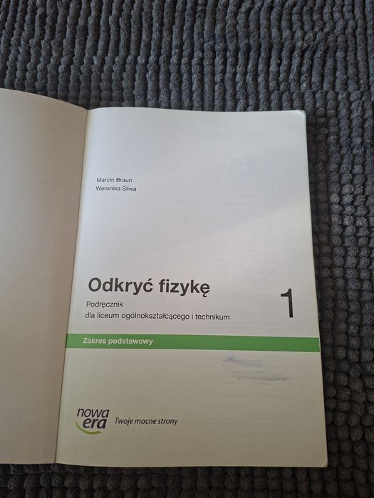 Odkryć fizykę 1 zakres podstawowy