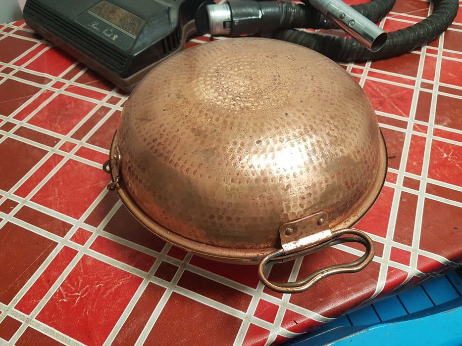 Cataplana antiga cobre