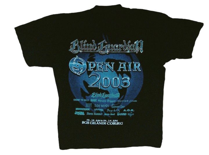 BLIND GUARDIAN Футболка Open Air 2003 коллекционная
