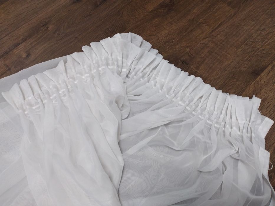 Firana na taśmie marszczącej 120 cm x 430 cm