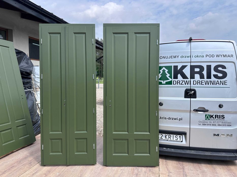 Drzwi dwuskrzydłowe jednoskrzydłowe DWUSKRZYDŁOWE  wysokie kamienice