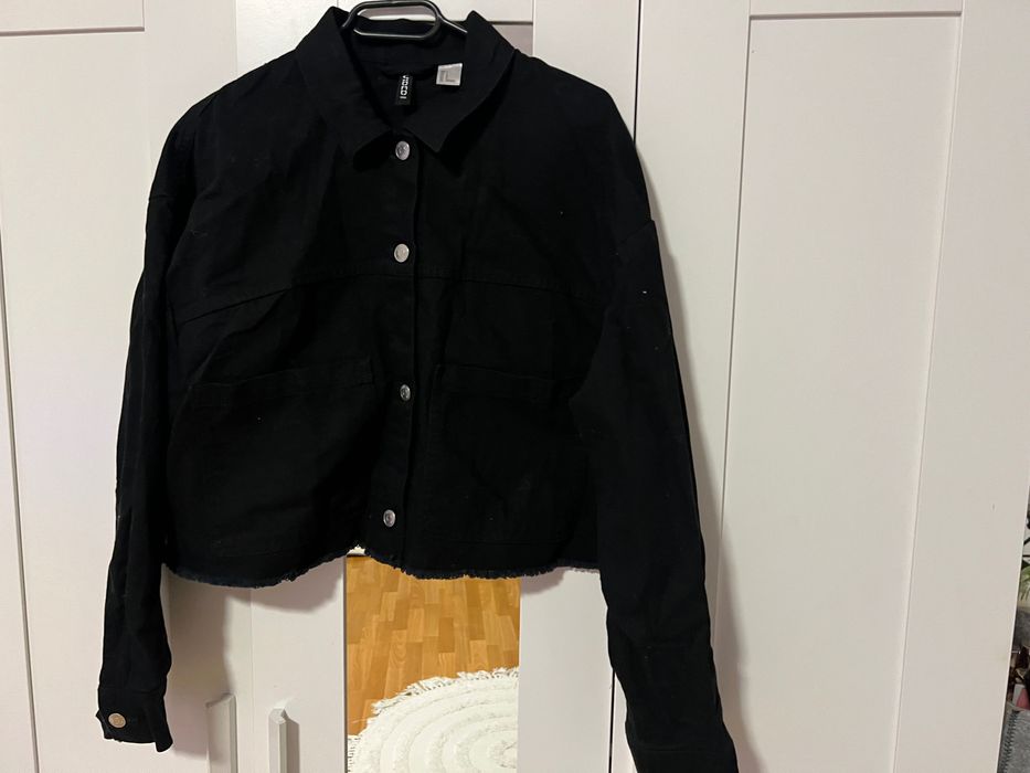 Kurtka jeansowa H&M, luźny krój