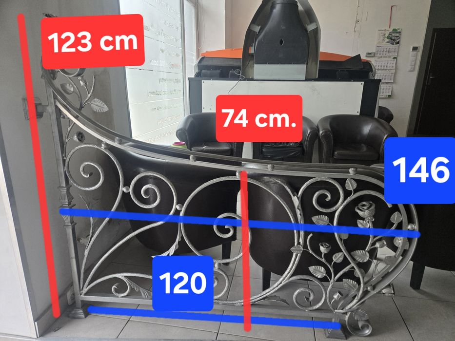 poręcz balustrada ścianka ozdobna