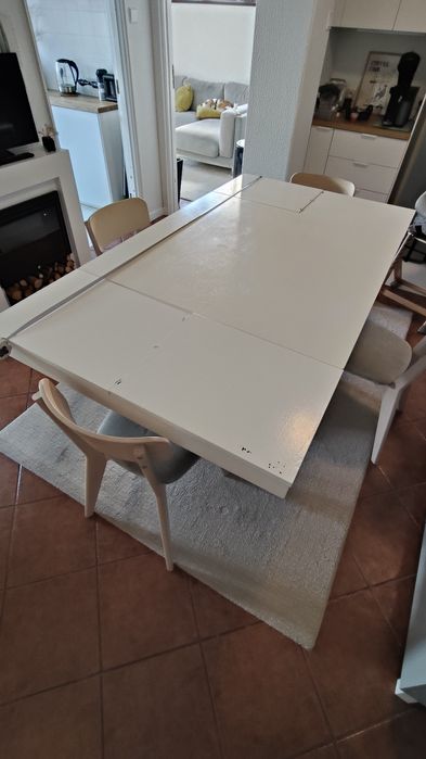 Mesa jantar extensível