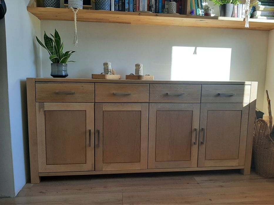 Komoda dębowa drewniana