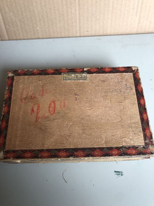 Caixa de charutos antiga