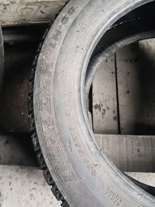205.55.16 Bridgestone 1шт зиа шини гума склад Харків Шиномантаж запаск