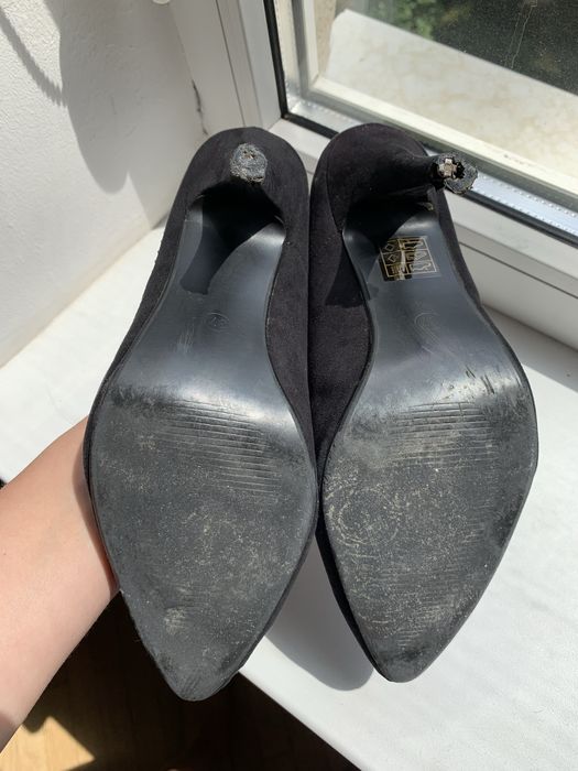 Туфлі чорні, лодочки