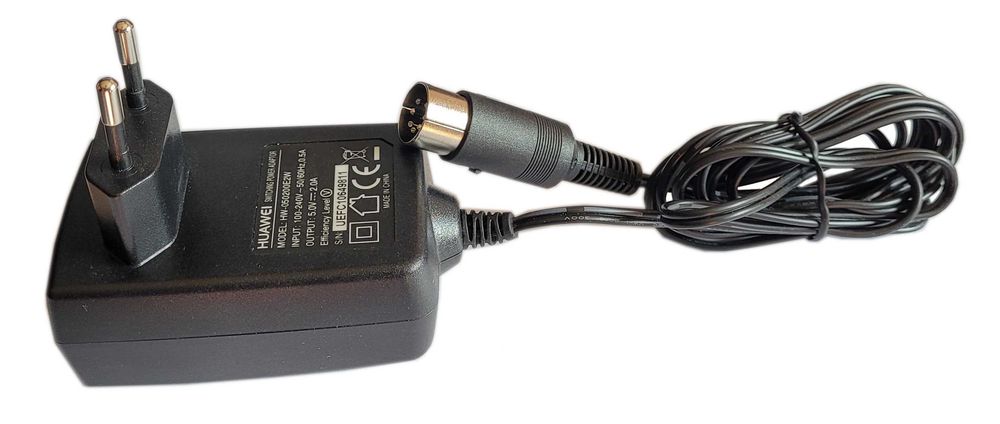 Kabel Video Cinch RCA plus zasilacz do Atari XE/XL