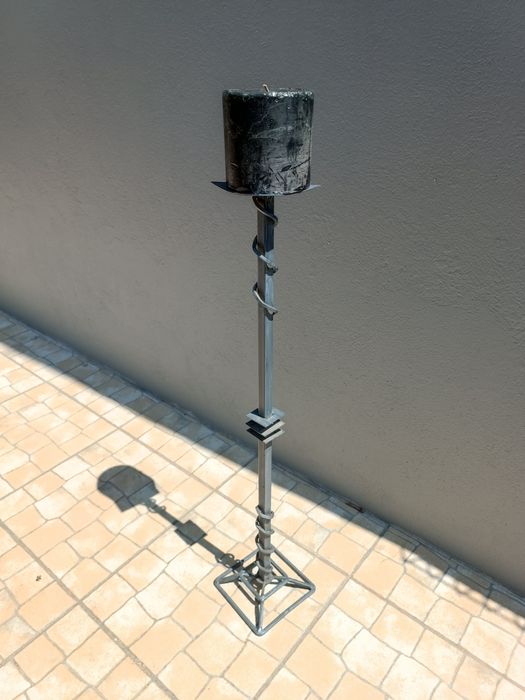 Castiçal ferro vela