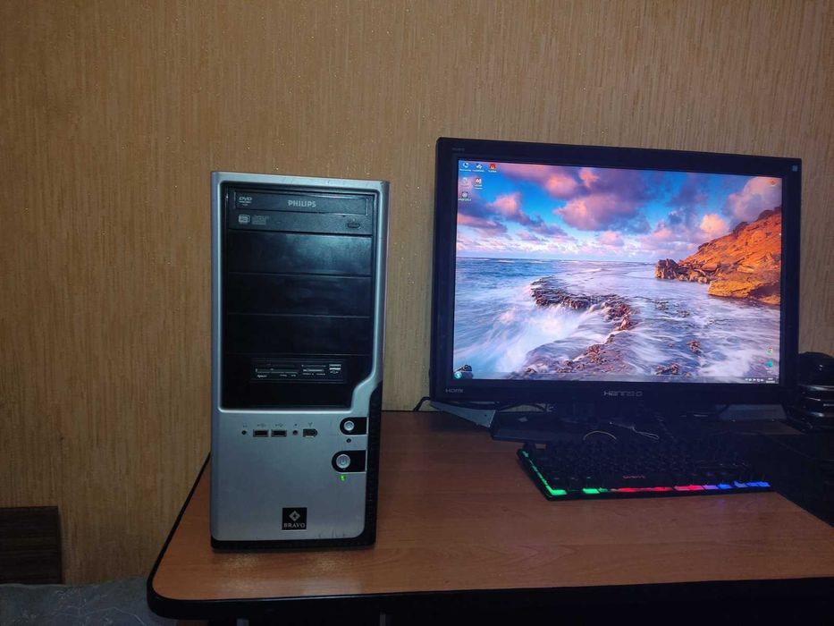 Компьютер Pentium Dual E5400(2x2,70) ,ОЗУ 4 Gb,Radeon HD 6450 ,HDD 250