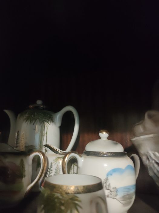 Serviço de chá ou café casca de ovo chinesa
