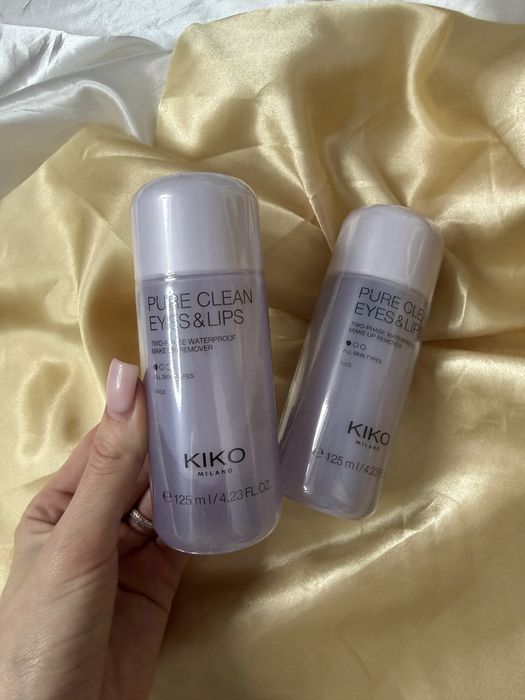 Міцелярна вода pure clean eyes & lips kiko milano кіко мілано