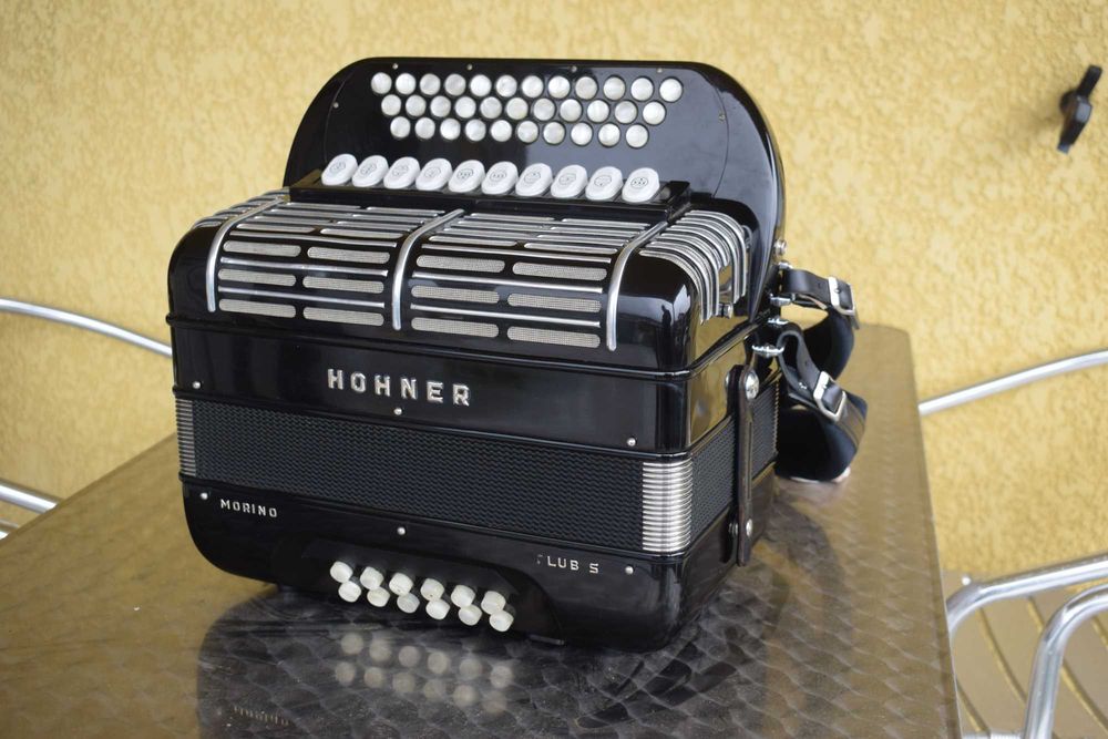 Concertina Hohner Morino Club 5 Voz. Sol Do Fa