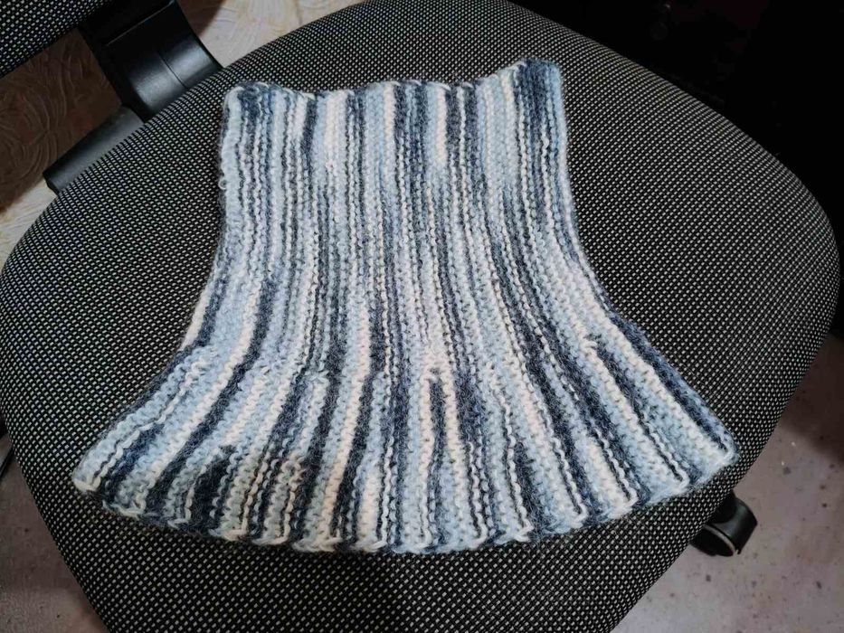 Вязаный шарф снуд хомут манишка горжетка Ручная работа