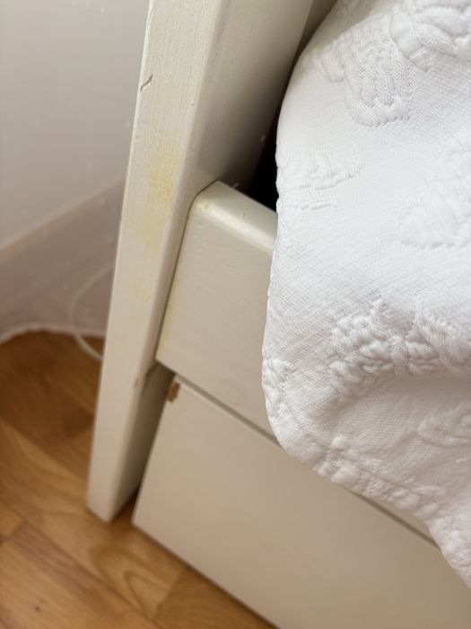 Cama solteiro com 2.ª cama gavetão