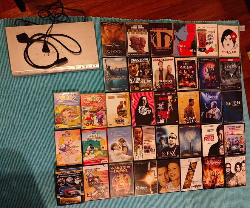 Leitor DVD + 40 originais