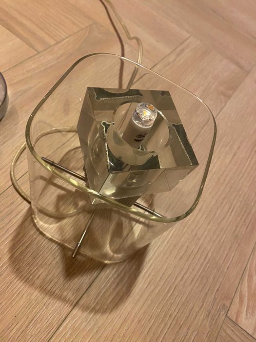 Lampa light prestige szklana szkło wisząca przezroczysta transparentna