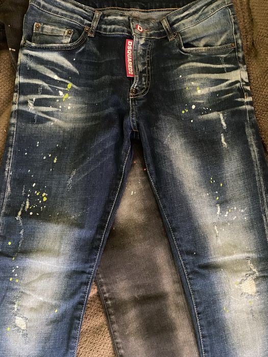 slim fit dsquared2 only blue