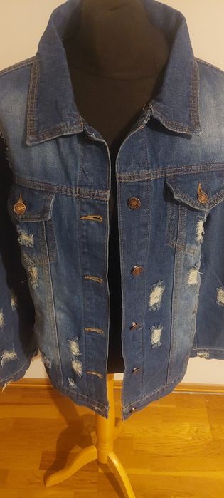 Kurtka Jeansowa Nowa Allegra K.