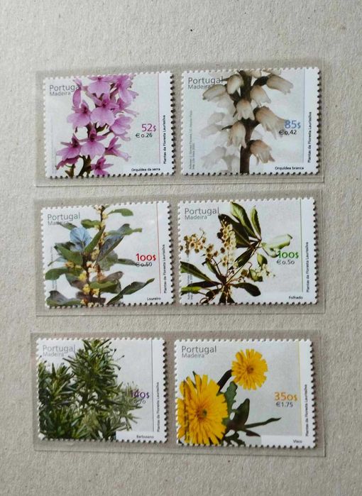 Series No. 2711/16 – Plants of the Laurisilva Forest of Madeira 2000
