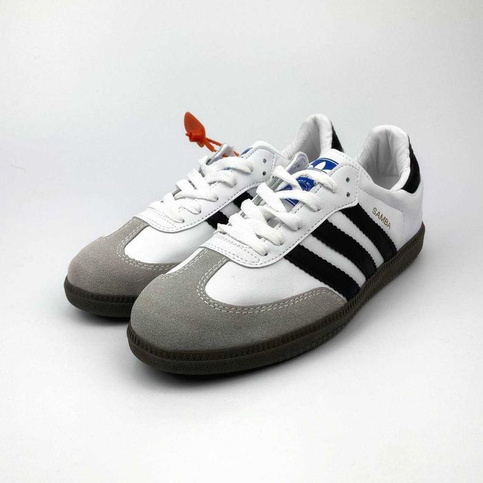 Знижка на Adidas Samba white black Купить Адидас Самба