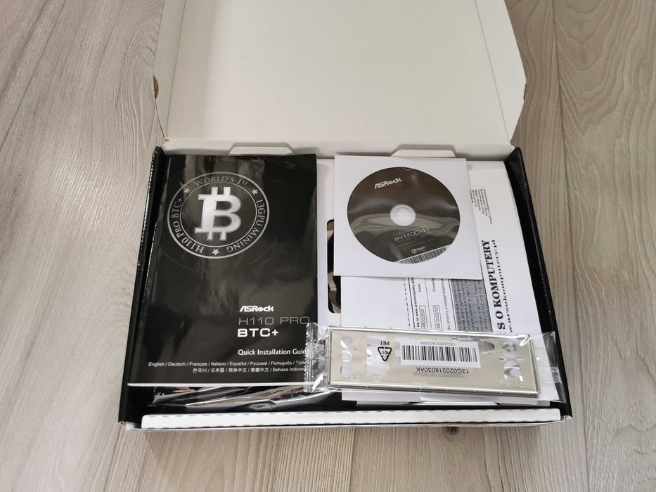 Płyta główna ASRock H110 PRO BTC+ nowa nieużywana, gwarancja!