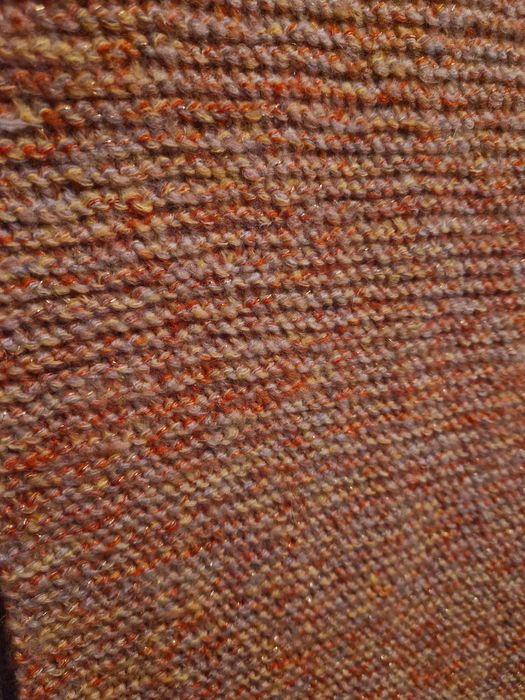 szalik i opaska ręcznie robione na drutach